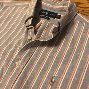 Ralph Lauren Classic Fit Long Sleeve Striped Shirt